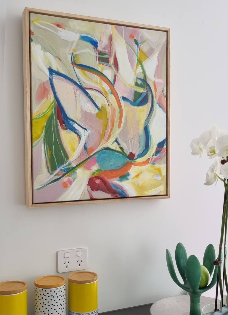 Original Abstract Expressionism Abstract Painting by Kirsty Black