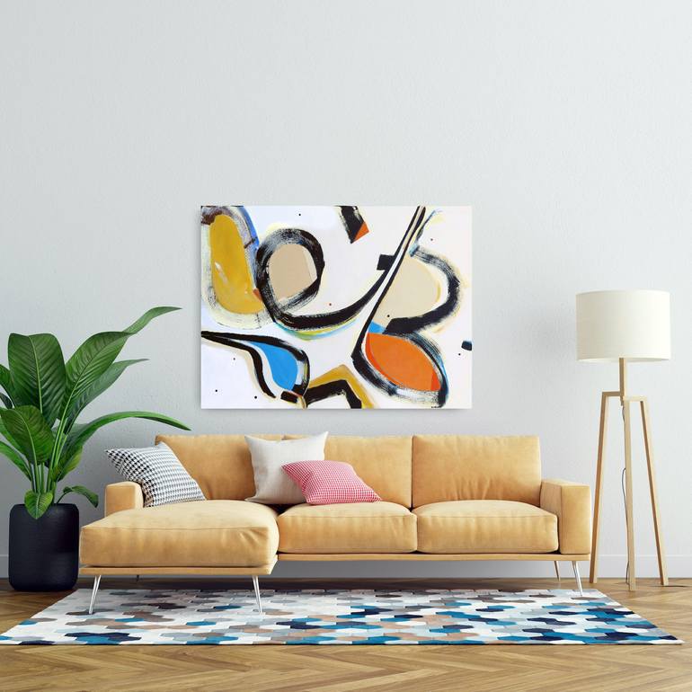Original Abstract Expressionism Abstract Painting by Kirsty Black