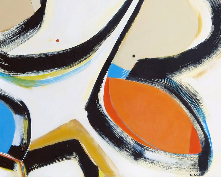 Original Abstract Expressionism Abstract Painting by Kirsty Black