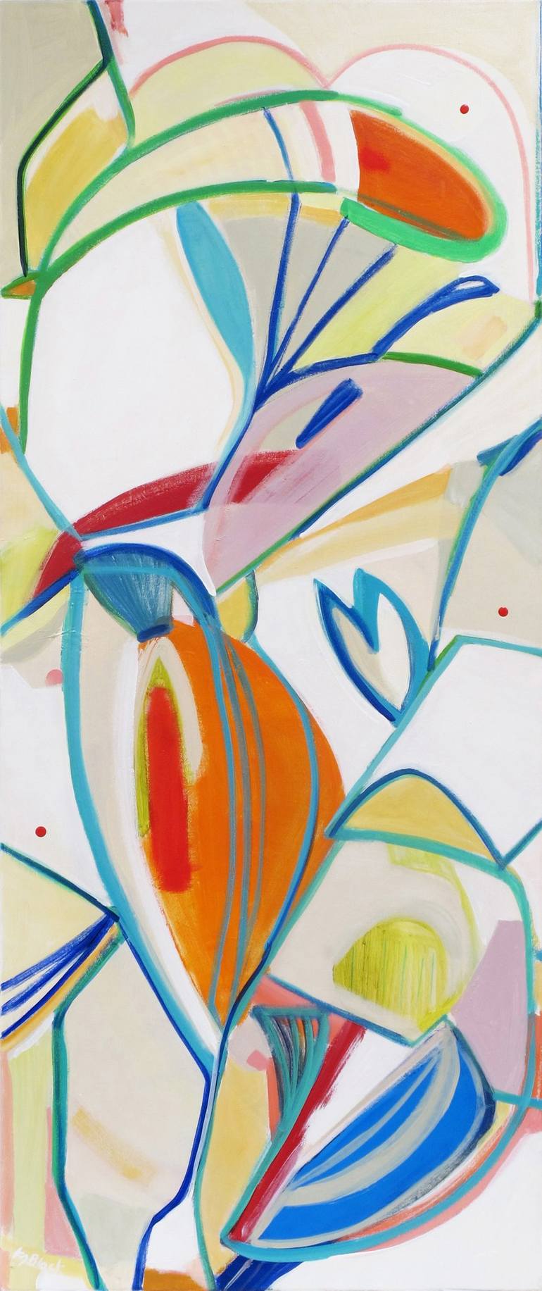 Original Abstract Expressionism Abstract Paintings by Kirsty Black