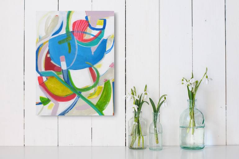 Original Abstract Expressionism Abstract Painting by Kirsty Black
