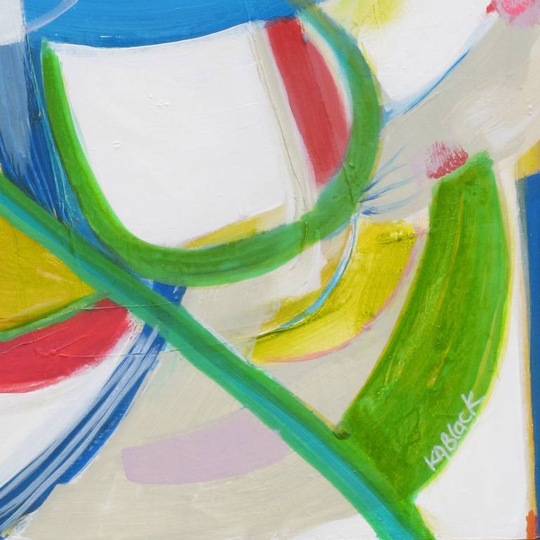 Original Abstract Expressionism Abstract Painting by Kirsty Black