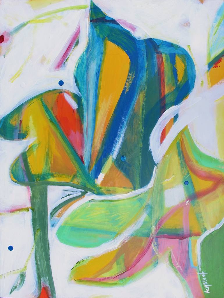 Original Abstract Expressionism Abstract Paintings by Kirsty Black