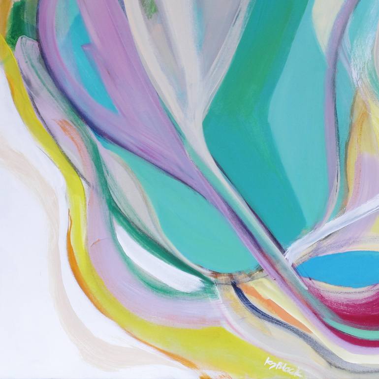 Original Abstract Expressionism Abstract Painting by Kirsty Black