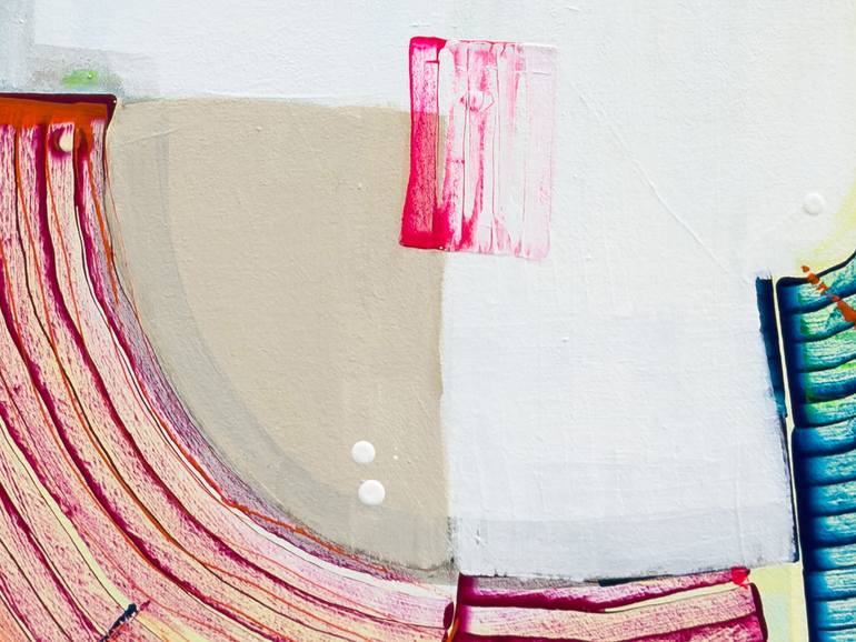 Original Bauhaus Abstract Painting by Kirsty Black