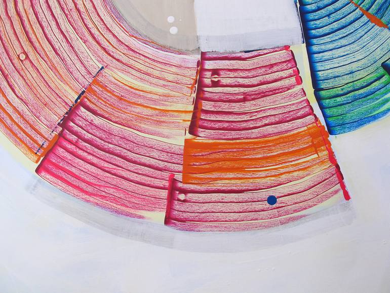 Original Bauhaus Abstract Painting by Kirsty Black