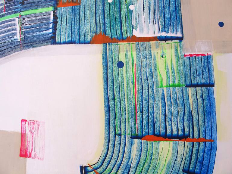 Original Bauhaus Abstract Painting by Kirsty Black