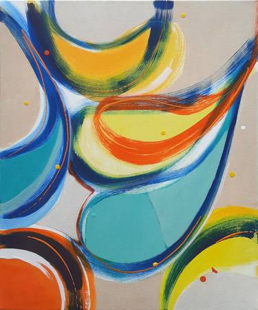Original Abstract Expressionism Abstract Painting by Kirsty Black