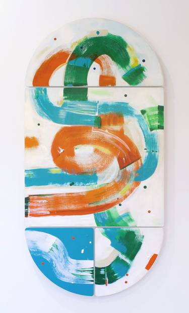 Original Abstract Expressionism Abstract Painting by Kirsty Black