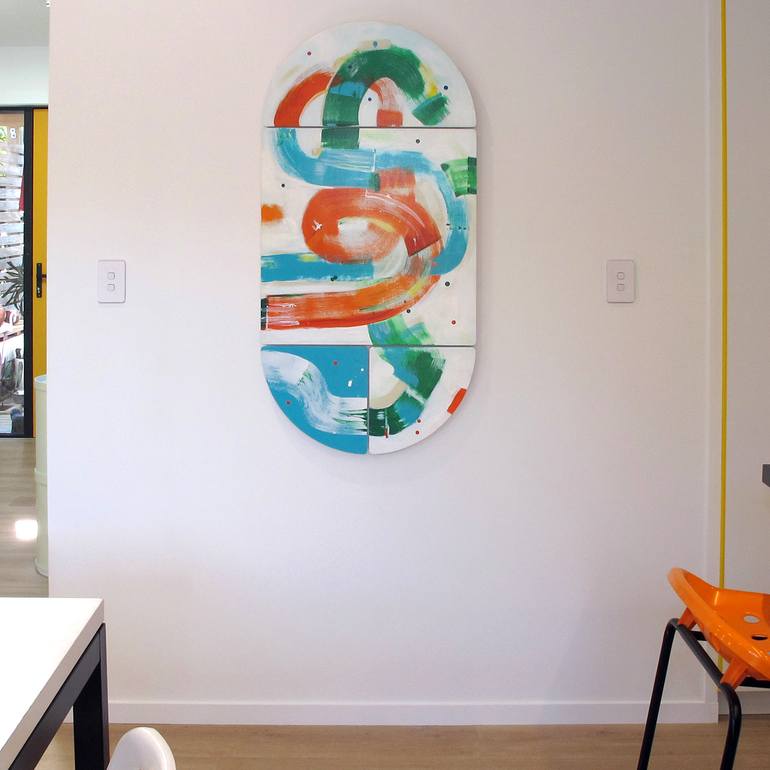 Original Abstract Expressionism Abstract Painting by Kirsty Black