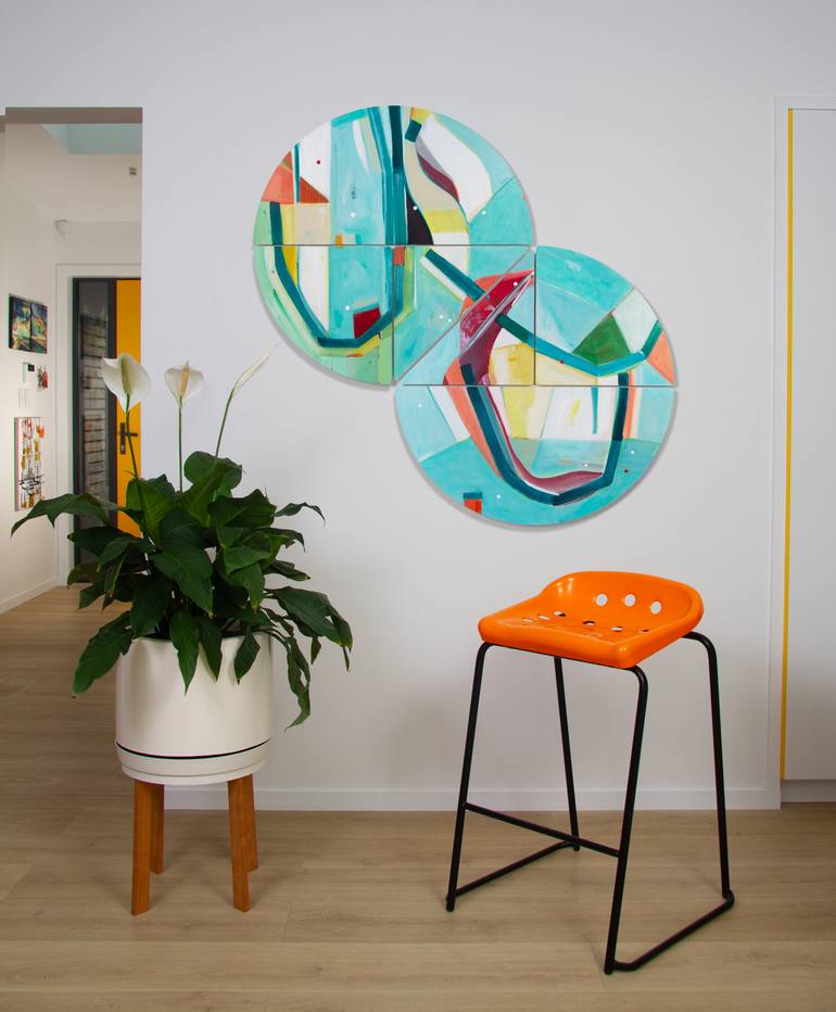 Original Abstract Expressionism Abstract Installation by Kirsty Black