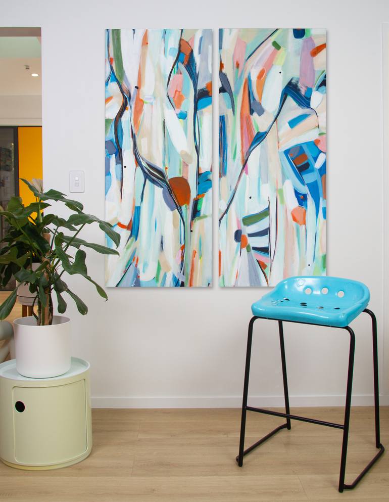Original Abstract Expressionism Abstract Painting by Kirsty Black