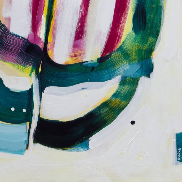 Original Abstract Expressionism Abstract Painting by Kirsty Black