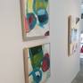 Dilly Dally (top) Shilly Shally (Bottom) Handmade, pine wood frame, clear satin varnish