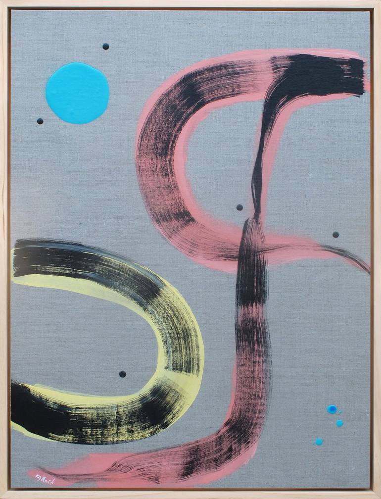 Original Abstract Expressionism Abstract Paintings by Kirsty Black