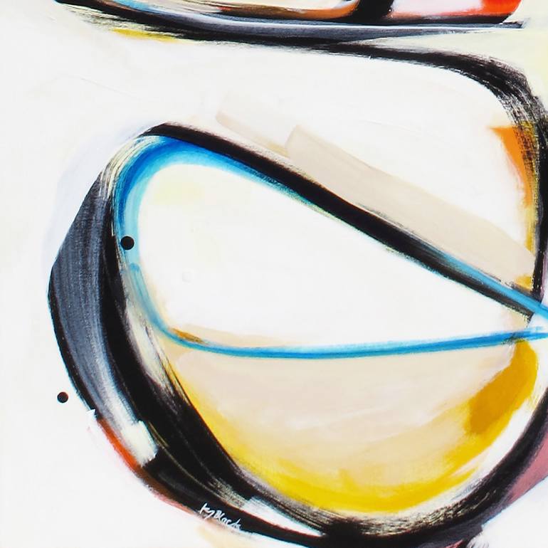 Original Abstract Expressionism Abstract Painting by Kirsty Black