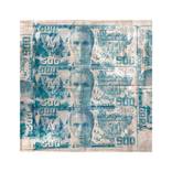 Gold Note, Patrick Bateman [Letterpress Sketch Version] by Tom Badley