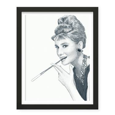 Audrey Hepburn (Hand Engraving) - Limited Edition of 10 thumb