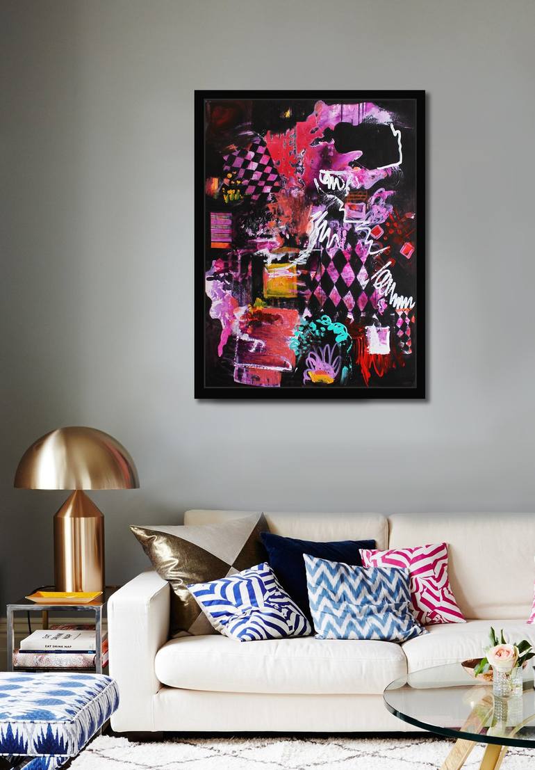 Original Illustration Abstract Painting by Irina Tsypilova