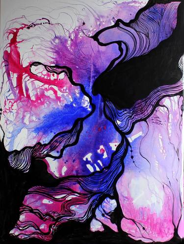 Original Illustration Abstract Paintings by Irina Tsypilova