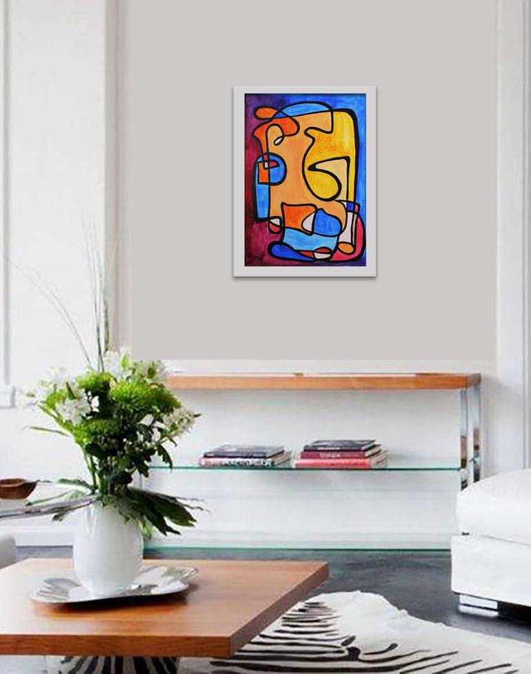 Original Minimalism Abstract Painting by Irina Tsypilova