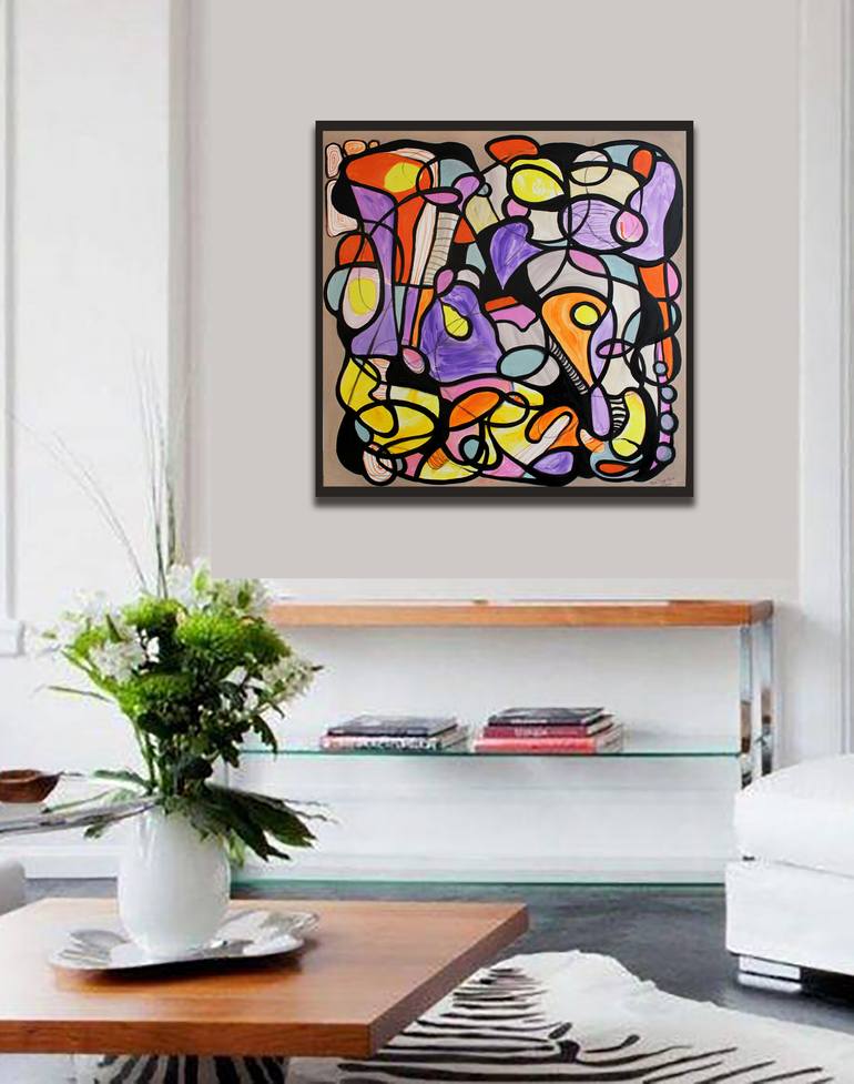 Original Minimalism Abstract Painting by Irina Tsypilova