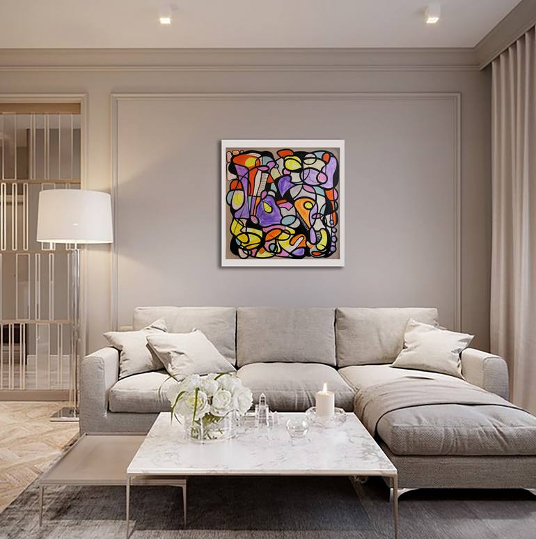 Original Minimalism Abstract Painting by Irina Tsypilova