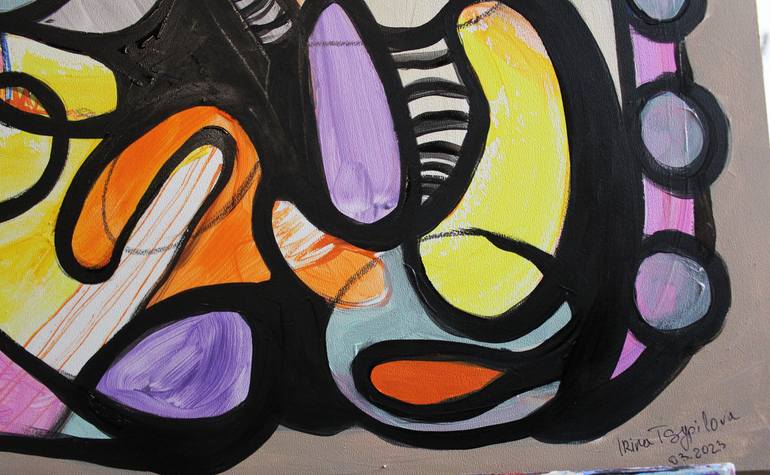 Original Minimalism Abstract Painting by Irina Tsypilova