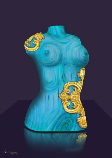 Original Figurative Body Mixed Media by Irina Tsypilova