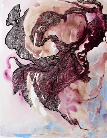 Original Illustration Abstract Paintings by Irina Tsypilova