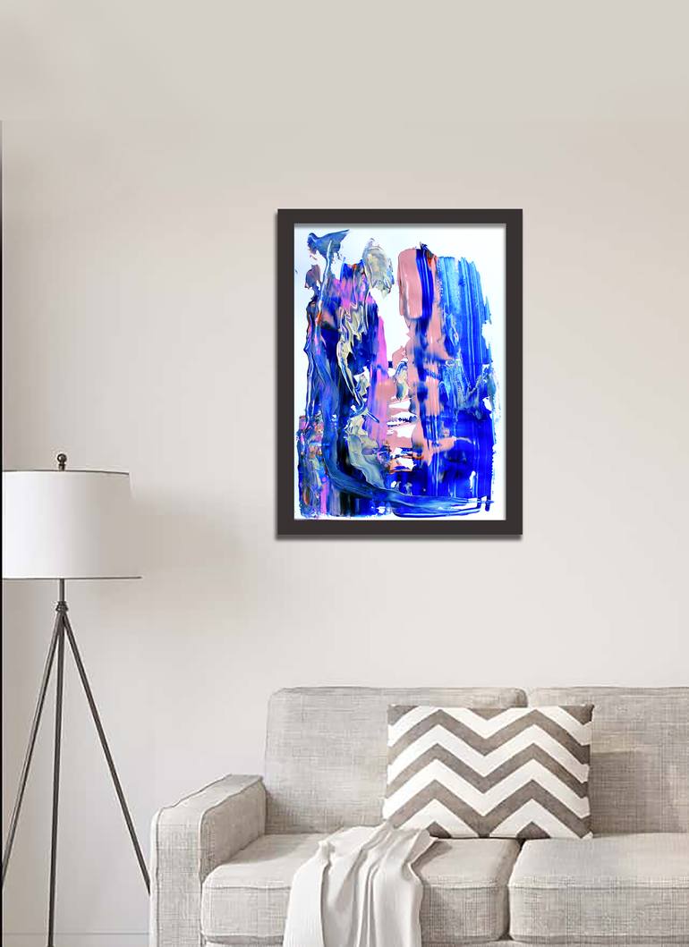 Original Abstract Expressionism Abstract Painting by Irina Tsypilova