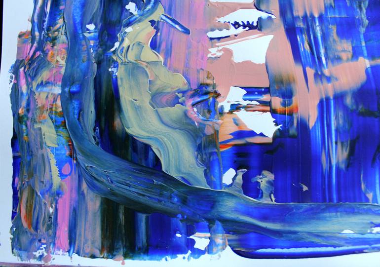 Original Abstract Expressionism Abstract Painting by Irina Tsypilova