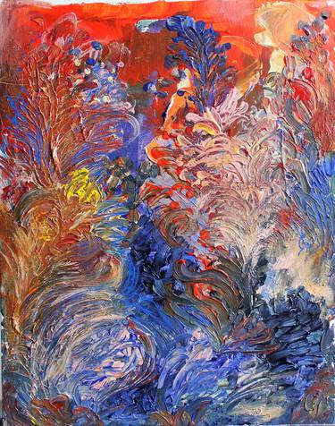 Original Abstract Expressionism Abstract Paintings by Irina Tsypilova