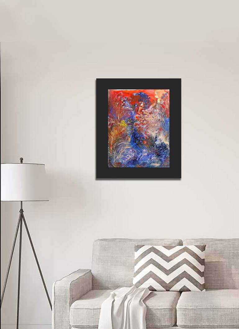 Original Abstract Expressionism Abstract Painting by Irina Tsypilova