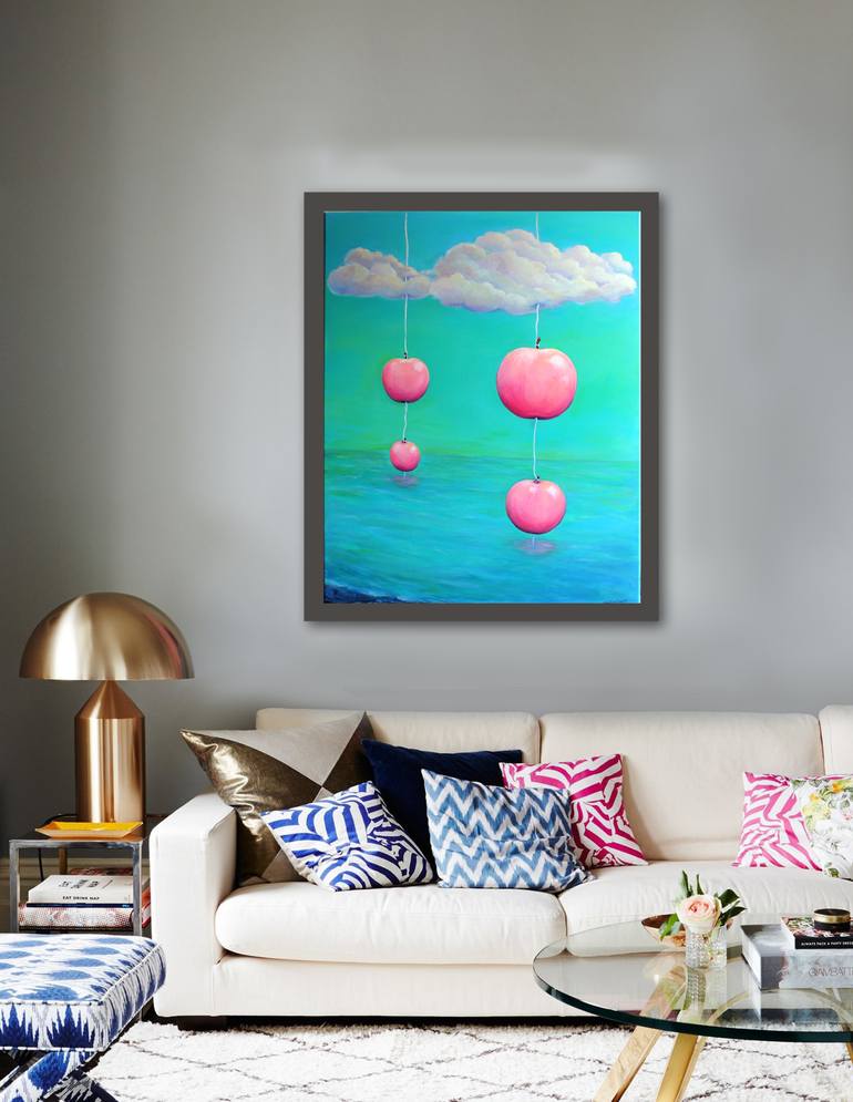 Original Art Deco Fantasy Painting by Irina Tsypilova