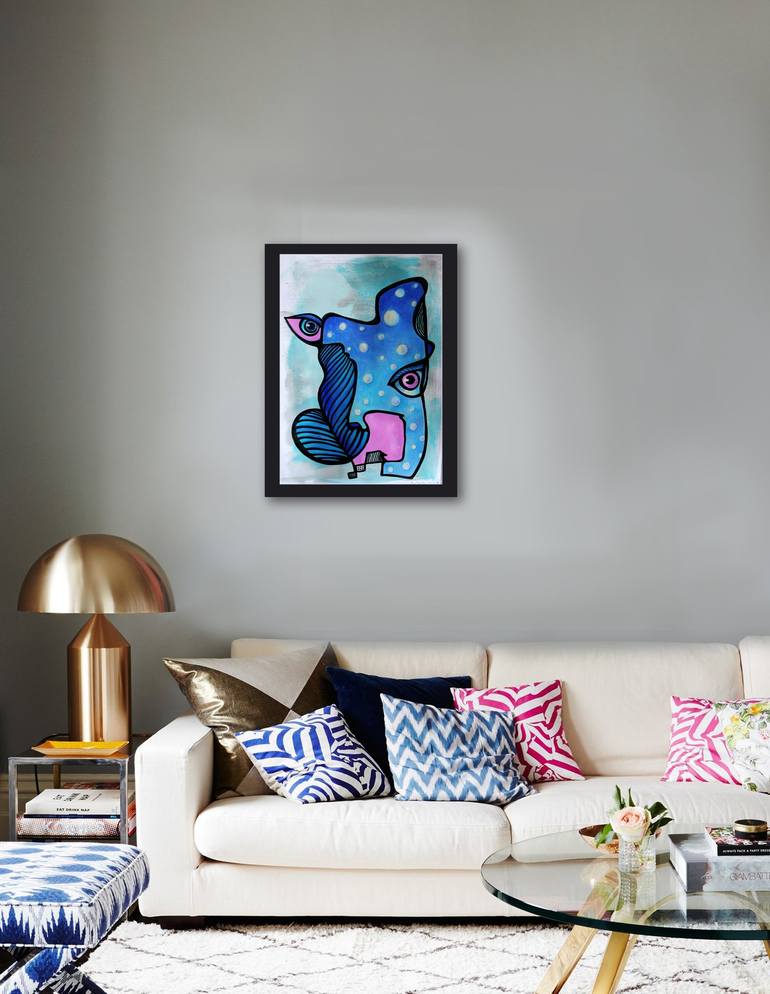 Original Illustration Abstract Painting by Irina Tsypilova