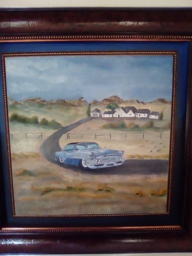 Original Fine Art Car Painting by JJ Lewis