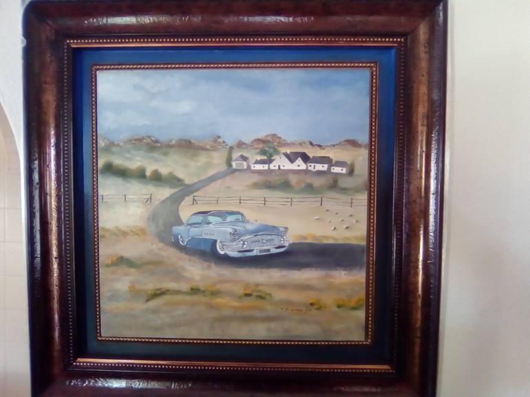 Original Fine Art Car Painting by JJ Lewis