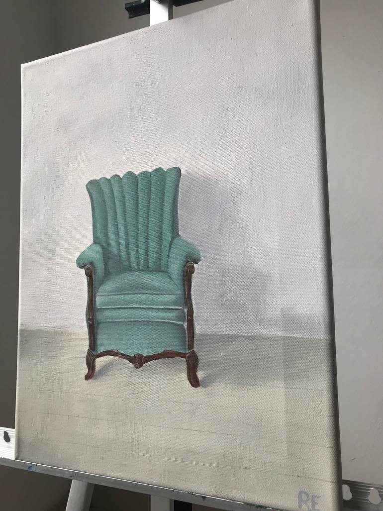 Original Realism Home Painting by Rabia Essa