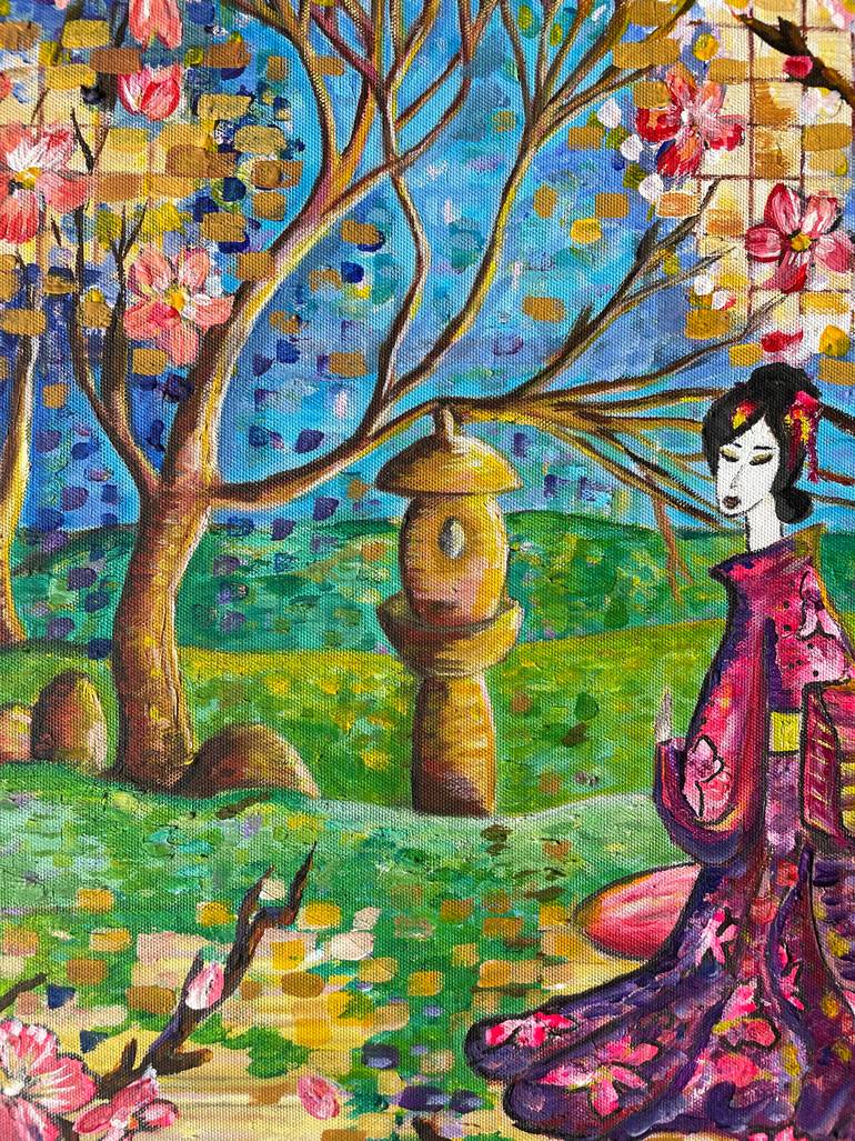 Original Abstract Expressionism Women Painting by Aleksandra Hessel