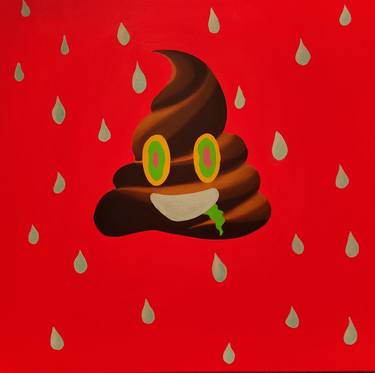 Original Pop Art Cartoon Paintings by Luigi Monti