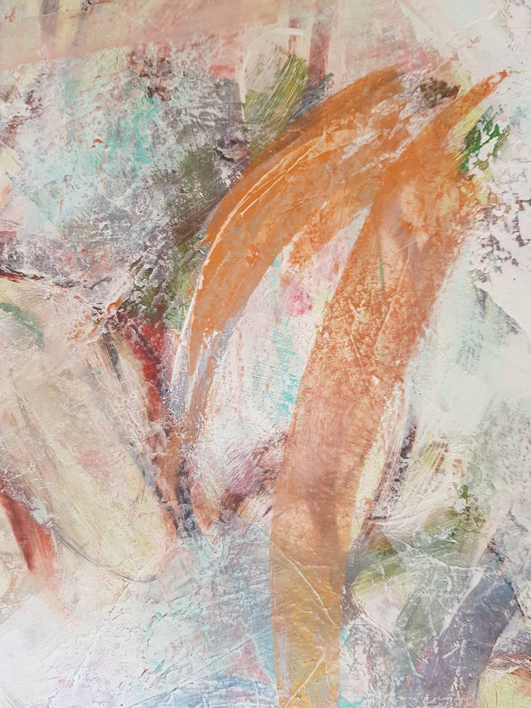 Original Abstract Floral Painting by Ellie Lovett