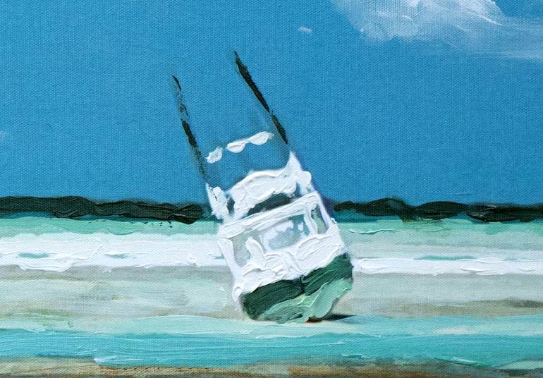 Original Impressionism Seascape Painting by Marc Ward