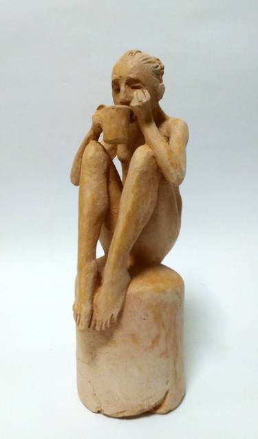 Original Figurative Women Sculpture by Serzh Zholud