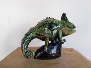 Original Fine Art Animal Sculpture by Serzh Zholud