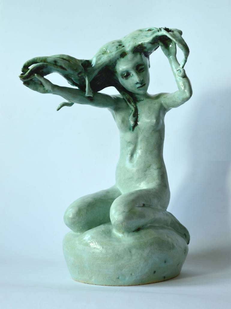 Print of Figurative Nude Sculpture by Serzh Zholud