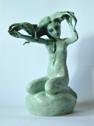 Original Figurative Nude Sculpture by Serzh Zholud