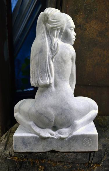 Original Figurative Nude Sculpture by Serzh Zholud