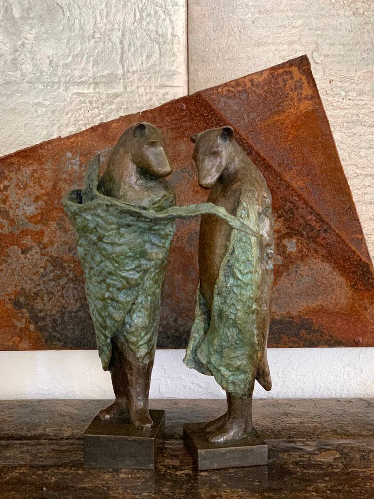 Original Figurative Animal Sculpture by Copper Tritscheller