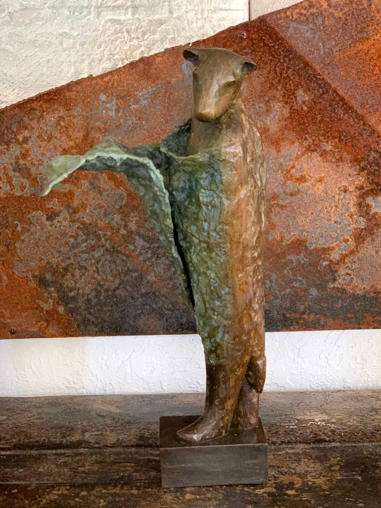 Original Figurative Animal Sculpture by Copper Tritscheller